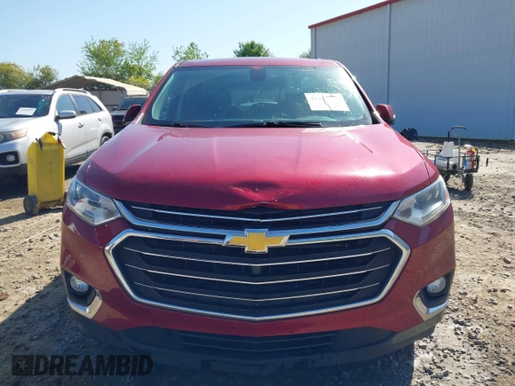 2018 Chevrolet Traverse LT z VIN 1GNERHKW1JJ186565, wystawiony jako IAAI lot #42023809 z przebiegiem 132 159 mil mil oraz . Historia ofert i sprzedaży dostępna na DreamBid. Obrazek 12.