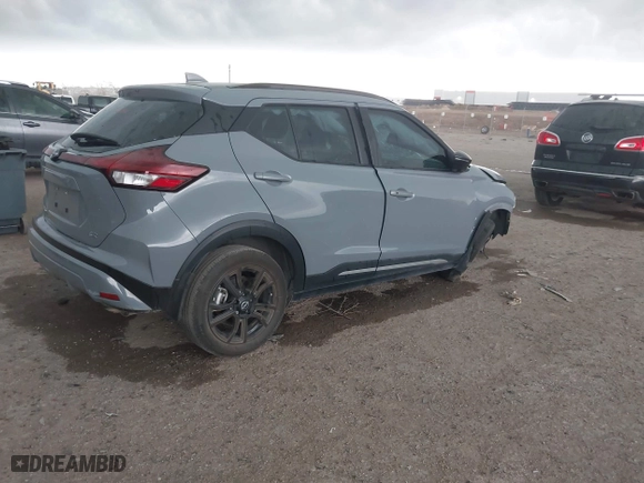 2023 Nissan Kicks SR with VIN 3N1CP5DV8PL536559, listed as a IAAI auction lot 41923579 with 43,783 mi miles. Bid and sale history available at carsss.com. Image 4.