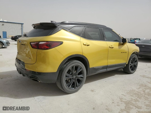 2022 Chevrolet Blazer RS with VIN 3GNKBERS9NS202427, listed as a Copart auction lot 49227585 with 50,021 mi miles and Salvage Title. Bid and sale history available at carsss.com. Image 3.