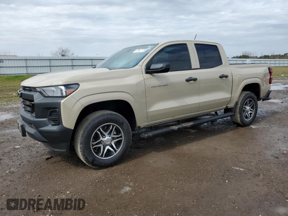 2024 Chevrolet Colorado 2WD Work Truck with VIN 1GCGSBEC7R1190541, listed as a Copart auction lot 47642775 with 14,515 mi miles and Clean title. Bid and sale history available at DreamBid. Image 1.