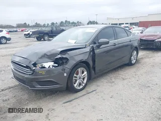 2018 Ford Fusion SE with VIN 3FA6P0HD5JR200165, listed as a IAAI auction lot 41492890 with 90,312 mi miles. Bid and sale history available at carsss.com. Image 2.