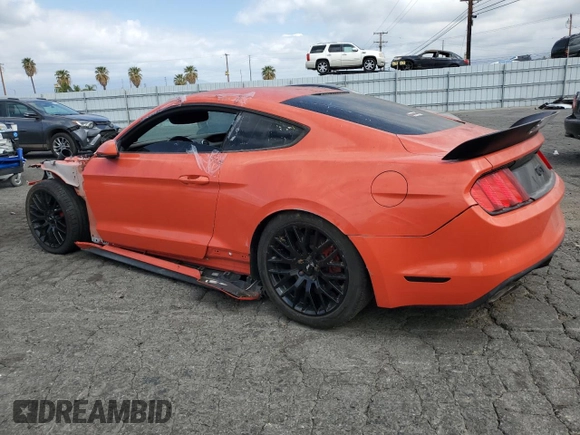 2016 Ford Mustang GT with VIN 1FA6P8CF2G5230985, listed as a Copart auction lot 54540285 with 0 mi miles and Clean Title. Bid and sale history available at carsss.com. Image 2.