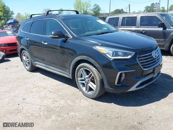 2017 Hyundai Santa Fe Limited Ultimate with VIN KM8SRDHF4HU196538, listed as a IAAI auction lot 41957724 with 115,305 mi miles. Bid and sale history available at carsss.com. Image 1.