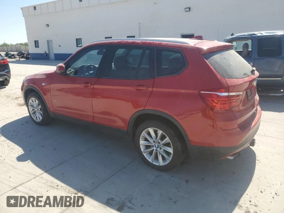 2015 BMW X3 xDrive28i z VIN 5UXWX9C56F0D48123, wystawiony jako Copart lot #58174835 z przebiegiem Nie podano mil oraz Tytuł czysty. Historia ofert i sprzedaży dostępna na DreamBid. Obrazek 2.