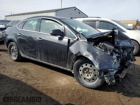 2014 Buick Verano Leather Group with VIN 1G4PS5SK2E4181568, listed as a Copart auction lot 48698125 with 0 mi miles and Salvage Title. Bid and sale history available at carsss.com. Image 4.