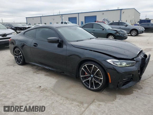 2021 BMW 4 Series 430i with VIN WBA53AP09MCF95380, listed as a Copart auction lot 70993314 with 36,380 mi miles and Salvage Title. Bid and sale history available at DreamBid. Image 4.