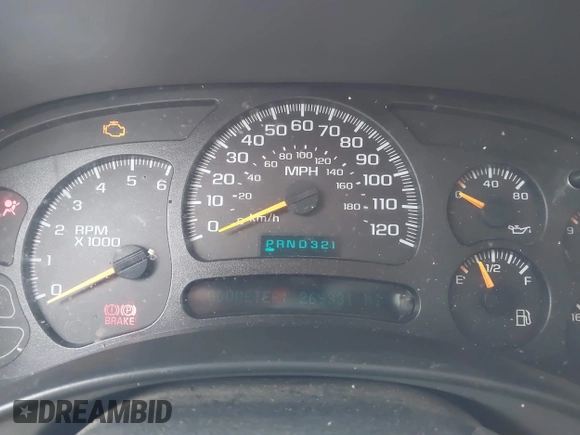 2005 Chevrolet Suburban LT with VIN 3GNEC16Z95G131012, listed as a IAAI auction lot 41249292 with 269,331 mi miles and . Bid and sale history available at DreamBid. Image 7.