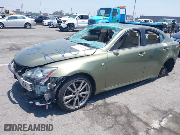 2008 Lexus IS 250 with VIN JTHBK262182076025, listed as a IAAI auction lot 42465633 with Not provided miles and . Bid and sale history available at DreamBid. Image 2.