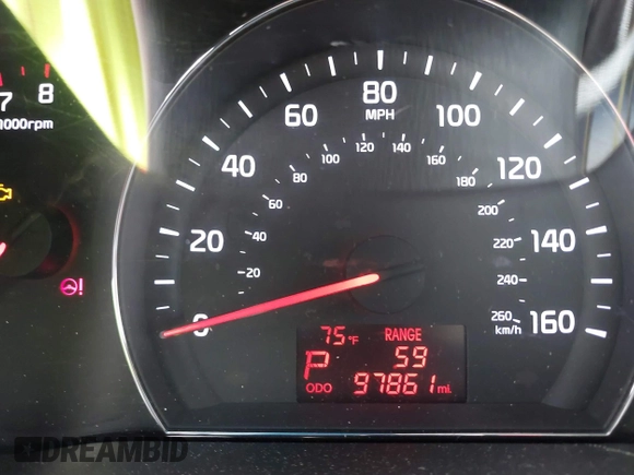 2014 Kia Sorento LX with VIN 5XYKT4A7XEG532862, listed as a IAAI auction lot 41896329 with 97,861 mi miles and . Bid and sale history available at carsss.com. Image 15.