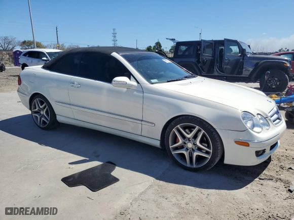 2007 Mercedes-Benz CLK-Class 3.5L with VIN WDBTK56FX7F227945, listed as a Copart auction lot 49600025 with 174,781 mi miles and Salvage Title. Bid and sale history available at carsss.com. Image 4.
