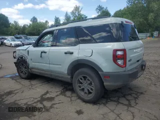 2024 Ford Bronco Sport Big Bend z VIN 3FMCR9B60RRE63953, wystawiony jako Copart lot #57494345 z przebiegiem Nie podano mil oraz Szkoda całkowita • Salvage title. Historia ofert i sprzedaży dostępna na DreamBid. Obrazek 2.