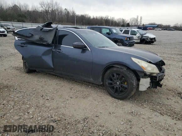 2011 Infiniti G25 Journey z VIN JN1DV6AP5BM830327, wystawiony jako Copart lot #47476685 z przebiegiem 205 622 mil mil oraz Szkoda całkowita • Salvage title. Historia ofert i sprzedaży dostępna na DreamBid. Obrazek 4.