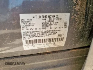 2022 Ford Explorer XLT z VIN 1FMSK7DH8NGC30777, wystawiony jako Copart lot #60958195 z przebiegiem 47 804 mil mil oraz Szkoda całkowita • Salvage title. Historia ofert i sprzedaży dostępna na DreamBid. Obrazek 13.