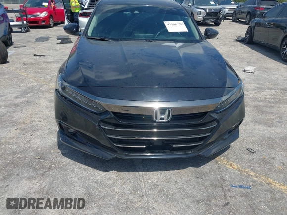 2022 Honda Accord Sport SE with VIN 1HGCV1F42NA034507, listed as a IAAI auction lot 42146558 with 35,673 mi miles and . Bid and sale history available at DreamBid. Image 19.