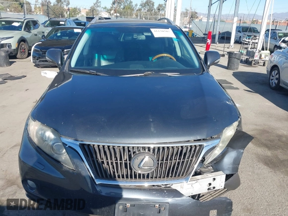 2010 Lexus RX 350 with VIN 2T2BK1BA9AC010849, listed as a IAAI auction lot 41130507 with 312,313 mi miles. Bid and sale history available at carsss.com. Image 12.