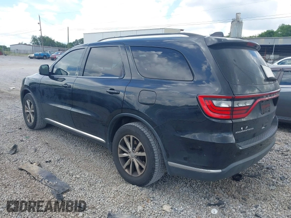2016 Dodge Durango Limited with VIN 1C4RDHDG5GC340593, listed as a IAAI auction lot 42718563 with 191,071 mi miles and . Bid and sale history available at DreamBid. Image 3.
