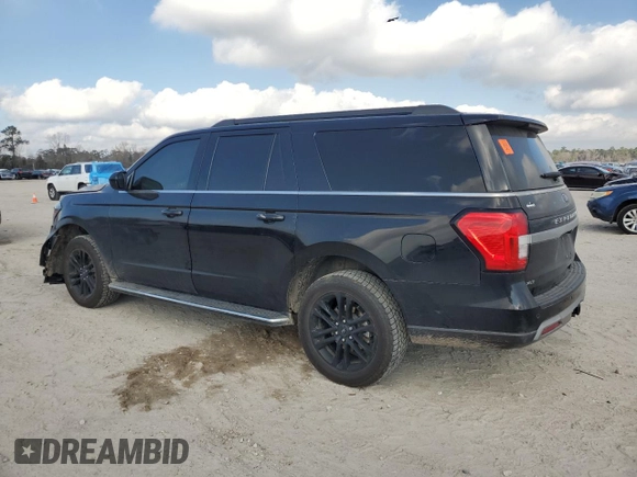 2022 Ford Expedition Max XLT z VIN 1FMJK1HT4NEA49078, wystawiony jako Copart lot #44377275 z przebiegiem 49 055 mil mil oraz Szkoda całkowita • Salvage title. Historia ofert i sprzedaży dostępna na DreamBid. Obrazek 2.