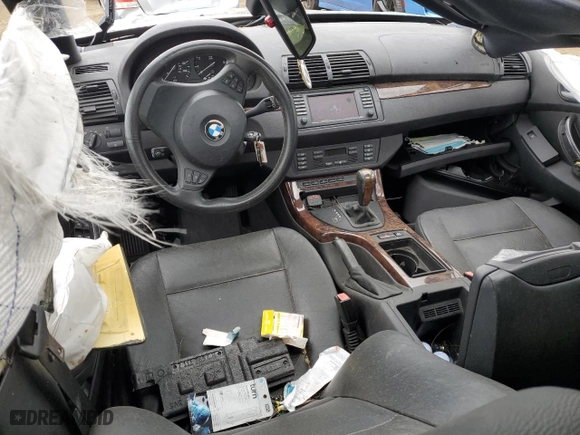2004 BMW X5 3.0i with VIN 5UXFA13544LU28399, listed as a Copart auction lot 51142305 with 0 mi miles and Non Repairable. Bid and sale history available at carsss.com. Image 8.
