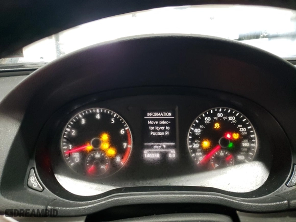 2015 Volkswagen Passat 1.8T Sport with VIN 1VWBT7A31FC050086, listed as a Copart auction lot 88990155 with 140,338 mi miles and Salvage Title. Bid and sale history available at carsss.com. Image 9.