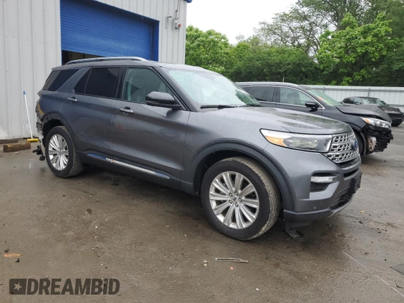 2021 Ford Explorer Limited z VIN 1FMSK8FH6MGB92399, wystawiony jako Copart lot #57482785 z przebiegiem 51 795 mil mil oraz Szkoda całkowita • Salvage title. Historia ofert i sprzedaży dostępna na DreamBid. Obrazek 4.