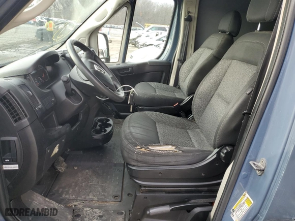 2019 Ram ProMaster Cargo Van with VIN 3C6URVJG1KE544668, listed as a Copart auction lot 87465424 with 75,746 mi miles and Salvage Title. Bid and sale history available at carsss.com. Image 7.