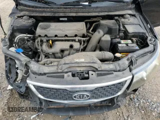 2012 Kia Forte EX with VIN KNAFU4A29C5597563, listed as a Copart auction lot 69807704 with 98,267 mi miles and Salvage Title. Bid and sale history available at carsss.com. Image 12.