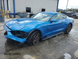 2019 Ford Mustang EcoBoost with VIN 1FA6P8TH8K5205048, listed as a Copart auction lot 61339705 with 217,503 mi miles and Non repairable. Bid and sale history available at DreamBid. Image 1.