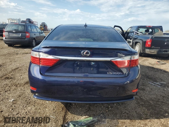 2013 Lexus ES 300h with VIN JTHBW1GG9D2023205, listed as a Copart auction lot 53585885 with 153,684 mi miles and Salvage title. Bid and sale history available at DreamBid. Image 6.
