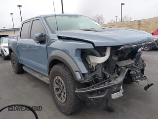 2023 Ford F-150 Raptor with VIN 1FTFW1RG4PFC89812, listed as a IAAI auction lot 41786479 with Not Provided miles and . Bid and sale history available at DreamBid. Image 1.