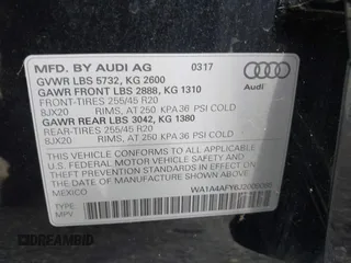 2018 Audi SQ5 Premium Plus z VIN WA1A4AFY6J2009085, wystawiony jako IAAI lot #42410933 z przebiegiem 59 773 mil mil oraz . Historia ofert i sprzedaży dostępna na DreamBid. Obrazek 9.