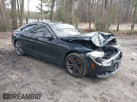 2017 BMW 4 Series 430i xDrive z VIN WBA4F9C54HG440122, wystawiony jako IAAI lot #41615681 z przebiegiem 121 938 mil mil oraz . Historia ofert i sprzedaży dostępna na DreamBid. Obrazek 1.