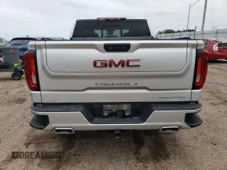 2022 GMC Sierra 1500 with VIN 3GTUUGET9NG526647, listed as a Copart auction lot 60050314 with 42,757 mi miles and Salvage Title. Bid and sale history available at DreamBid. Image 6.