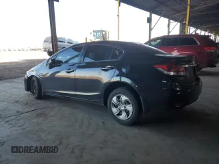 2015 Honda Civic Sedan LX with VIN 2HGFB2F51FH521902, listed as a Copart auction lot 50556205 with 119,337 mi miles and Salvage Title. Bid and sale history available at carsss.com. Image 2.