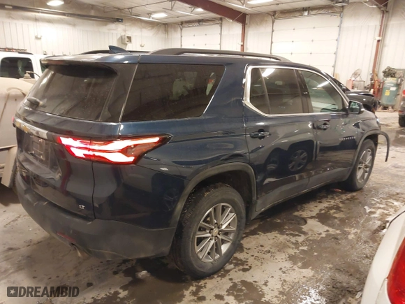 2022 Chevrolet Traverse LT Cloth with VIN 1GNEVGKW2NJ169057, listed as a IAAI auction lot 41615577 with 48,122 mi miles. Bid and sale history available at carsss.com. Image 4.