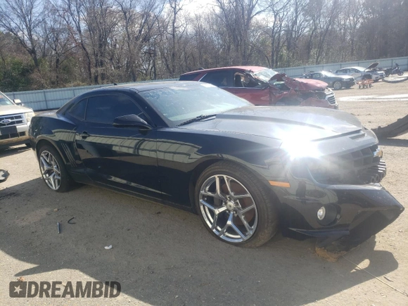 2011 Chevrolet Camaro 2SS with VIN 2G1FT1EW0B9201693, listed as a Copart auction lot 46985565 with 54,168 mi miles and Salvage Title. Bid and sale history available at DreamBid. Image 4.