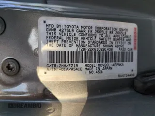 2001 Toyota Camry LE z VIN JT2BF22K810291438, wystawiony jako Copart lot #54261565 z przebiegiem 174 101 mil mil oraz Szkoda całkowita • Salvage title. Historia ofert i sprzedaży dostępna na DreamBid. Obrazek 13.