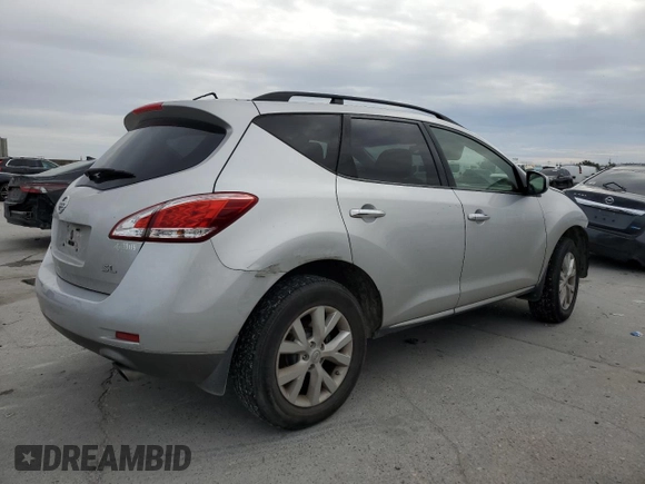 2013 Nissan Murano S with VIN JN8AZ1MU7DW203374, listed as a Copart auction lot 87175764 with 138,896 mi miles and Salvage Title. Bid and sale history available at carsss.com. Image 3.