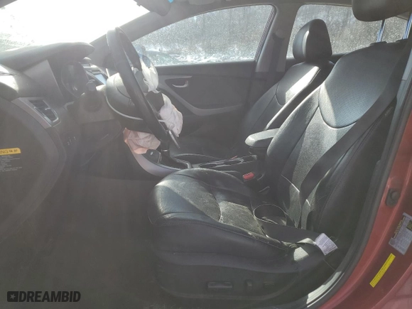 2014 Hyundai Elantra Limited with VIN 5NPDH4AE8EH502194, listed as a Copart auction lot 89199645 with 148,366 mi miles and Salvage Title. Bid and sale history available at carsss.com. Image 7.
