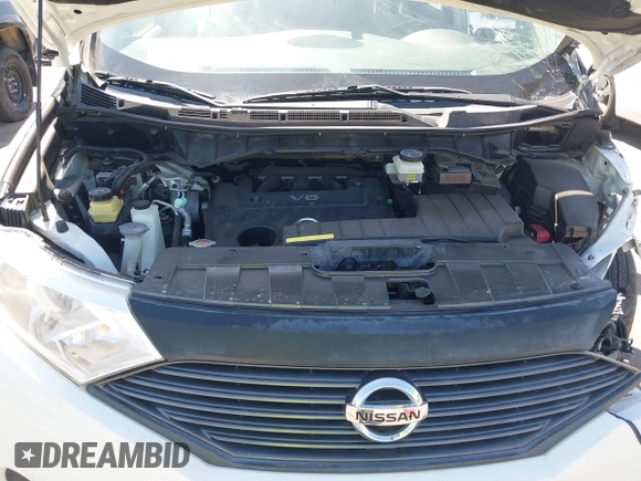 2014 Nissan Quest S with VIN JN8AE2KP6E9106763, listed as a IAAI auction lot 41844397 with 71,342 mi miles and . Bid and sale history available at DreamBid. Image 10.