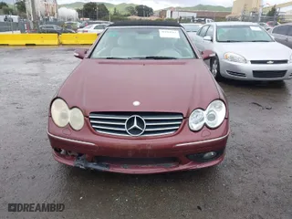 2004 Mercedes-Benz CLK-Class Cabriolet 5.0L with VIN WDBTK75G54T025839, listed as a IAAI auction lot 41804562 with 237,466 mi miles. Bid and sale history available at carsss.com. Image 6.
