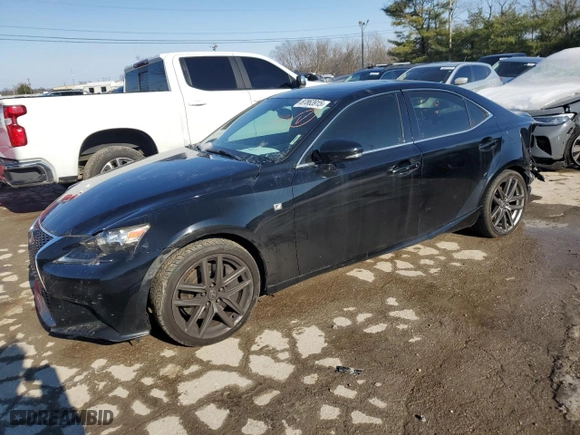 2016 Lexus IS 350 with VIN JTHBE1D22G5025666, listed as a Copart auction lot 87863915 with 0 mi miles and Salvage Title. Bid and sale history available at carsss.com. Image 1.