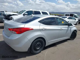 2012 Hyundai Elantra GLS with VIN KMHDH4AE6CU460641, listed as a IAAI auction lot 41926289 with 1 mi miles. Bid and sale history available at carsss.com. Image 4.