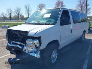 2013 Ford Econoline Passenger XL with VIN 1FBSS3BL0DDB34697, listed as a IAAI auction lot 42056699 with 180,788 mi miles. Bid and sale history available at carsss.com. Image 2.