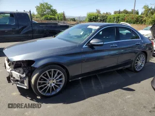 2015 Mercedes-Benz C 300 z VIN 55SWF4JB3FU066356, wystawiony jako Copart lot #56933205 z przebiegiem 93 917 mil mil oraz Szkoda całkowita • Salvage title. Historia ofert i sprzedaży dostępna na DreamBid. Obrazek 1.