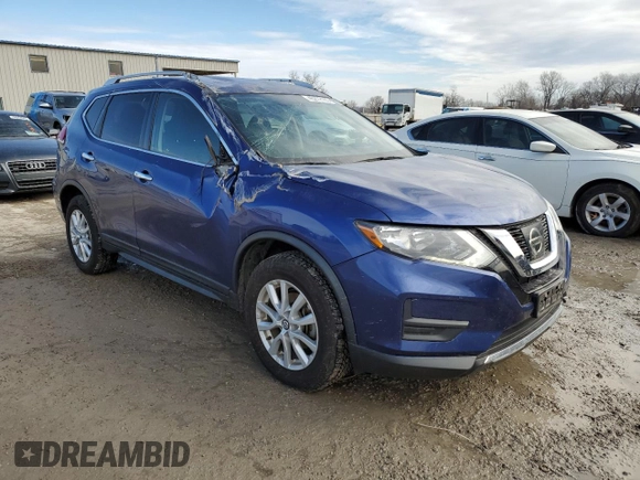 2017 Nissan Rogue SV with VIN KNMAT2MV4HP580269, listed as a Copart auction lot 45272165 with 112,237 mi miles and Salvage Title. Bid and sale history available at carsss.com. Image 4.