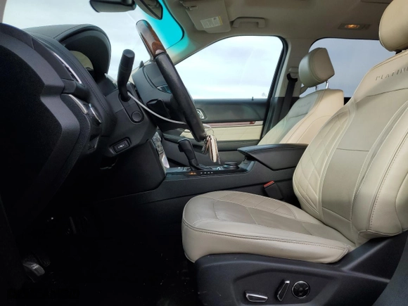 2016 Ford Explorer Platinum with VIN 1FM5K8HTXGGC72419, listed as a Copart auction lot 47393605 with 123,144 mi miles and Salvage Title. Bid and sale history available at carsss.com. Image 7.