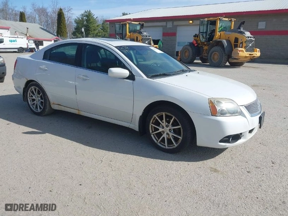 2012 Mitsubishi Galant ES with VIN 4A32B3FF2CE010985, listed as a IAAI auction lot 42087191 with 173,149 mi miles. Bid and sale history available at carsss.com. Image 1.