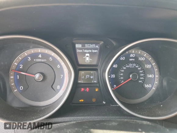 2015 Hyundai Elantra GT with VIN KMHD35LH3FU247341, listed as a Copart auction lot 70271654 with 50,369 mi miles and Salvage Title. Bid and sale history available at carsss.com. Image 9.
