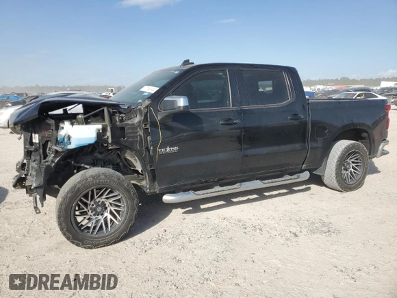 2022 Chevrolet Silverado 1500 LT with VIN 1GCPACED5NZ561516, listed as a Copart auction lot 77184744 with 48,320 mi miles and Salvage Title. Bid and sale history available at carsss.com. Image 1.