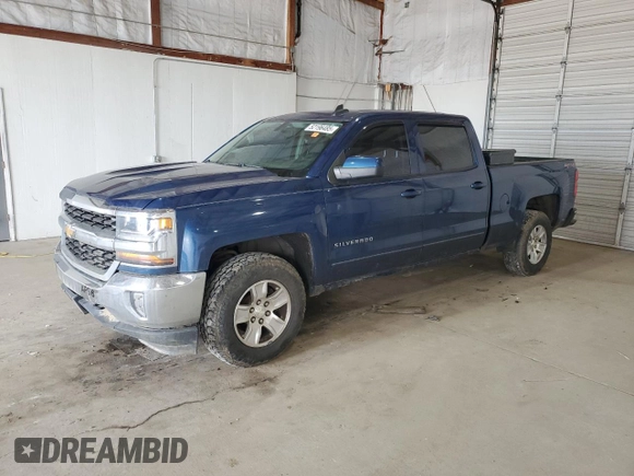 2016 Chevrolet Silverado 1500 LT with VIN 1GCUKREC9GF164552, listed as a Copart auction lot 52196485 with 105,668 mi miles and Salvage Title. Bid and sale history available at DreamBid. Image 1.